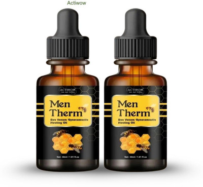 ACTIWOW Men Therm Bee Venom Heating Oil for Javelin Thrower Muscle Support Liquid(2 x 15 ml)