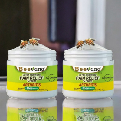 Bee Venom Fast-Acting Pain Relief for Body Aches Pack of 2 Cream(2 x 50 g)