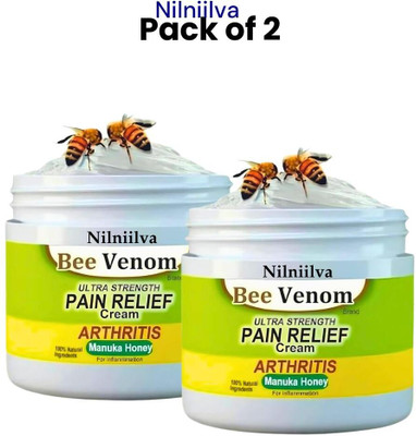 NILNIILVA Bee Venom Cream for Shoulder and Neck Pain Pack of 2 Cream(50 g)