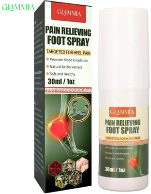 GLAMMIA Pain Relieving Foot Spray | To Ease Pain After Long Hours Spray(100 ml)