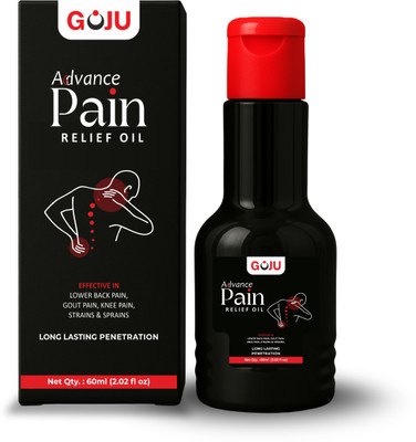 GOJU Advance Ayurvedic Pain Relief Oil – Herbal Formula for Deep Action,– 60ml Liquid(60 ml)