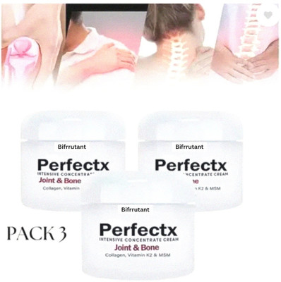 BIFRRUTANT Perfectx Joint & Bone Cream Collagen Support for Healthy Bone Motion Plaster & Patch(3 x 50 g)