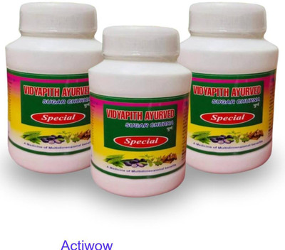 ACTIWOW Vidyapith Sugar Powder for Supporting Pancreatic Functionality Pack of 3 Powder(3 x 100 g)