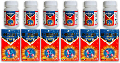 vitaherbal NUROMENT CAPAULES MAYUR PACK OF 6 | 30 Capule in Each Pack.. Tablets(180 x 1 Units)