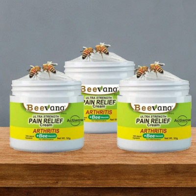 ACTIWOW BeeVana Cream for Neck & Shoulder Pain Relief Pack of 3 Cream(3 x 16.67 g)