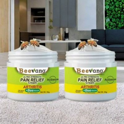 Bee Venom Pain Relief for Chronic Pain & Muscle Tension Pack of 2 Cream(2 x 50 g)