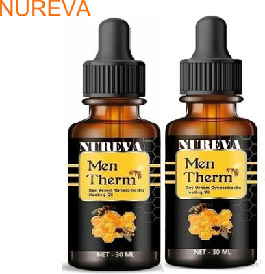 nureva Bee Venom Massage Oil – Male Use Pack of 2 Liquid(2 x 30 ml)