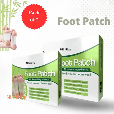 NILNIILVA Foot Patches toxin removal combo pack: Pack of 2 Plaster & Patch(20 x 10 g)