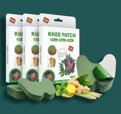 Naosucura Chinese Herbal Knee Patch for Arthritis, Pain and Circulation Boost Plaster & Patch(30 x 1 Patches)