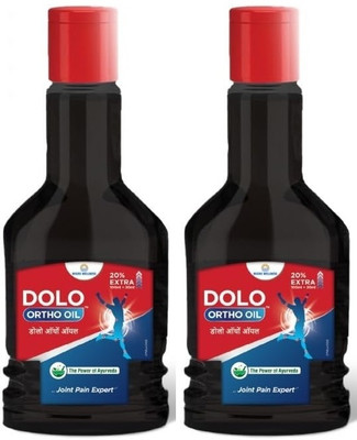 DOLO ORTHO OIL Joint And Muscle Pain Solution | Arthritis Relief | 120ml x 2 Liquid(2 x 120 ml)