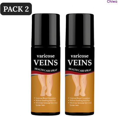 CHIWA varicose vein spray quick soothing touch heals swollen joints Spray(2 x 100 ml)