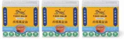 Tiger Balm WHITE OINTMENT 4 GM (PACK OF 3) TRAVEL SIZE Balm(12 g)