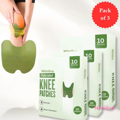 NILNIILVA Knee Patches with pain shield layer: Pack of 3 Plaster & Patch(3 x 100 g)