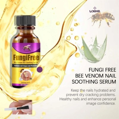 LORSHEL Bee Venom Fungi Freee Solution for Healthy Nail Growth(15 ml)