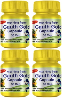 Amazing Mall Gauth Gold Ayurvedic Capsule (pack of 4) Capsules(4 x 30 Units)