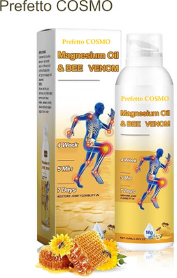 Prefetto COSMO Magnesium Oil Bee Venom Joint Spray – Herbal Joint Oil Liquid(100 ml)