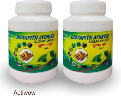 ACTIWOW Bidyapith Sugar Powder for Supporting Healthy Sugar Metabolism Pack of 2 z303 Powder(2 x 50 g)