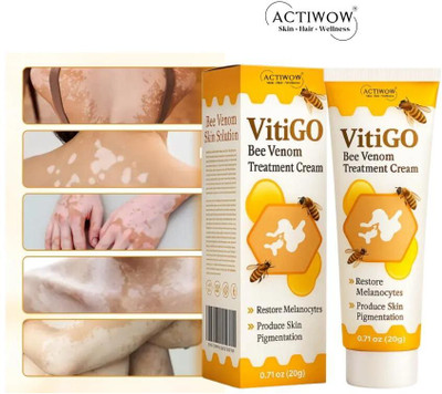 ACTIWOW Vitigo Bee Venom Cream for Rapid Patch Soothing cream PR01 A01 Cream(100 g)