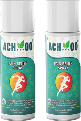 ACH...OO Pain Relief Spray_100ml (Pack of 2) Spray(2 x 100 g)