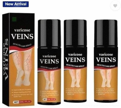 BIFRRUTANT Varicose veins oil herbal enhances daily leg movement Spray(3 x 50 ml)