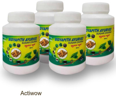 ACTIWOW Bidyapith Sugar Powder for Supporting Insulin Function Pack of 4 Powder(4 x 100 g)