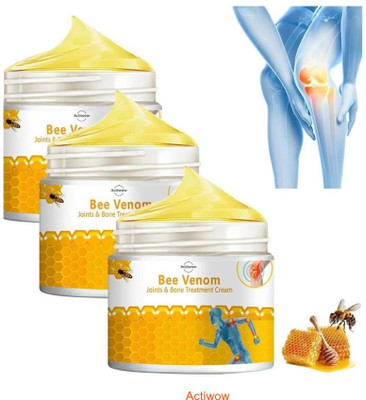 ACTIWOW Bee Venom Pain Relief Tendon Pain And Swelling Cream Cream(3 x 33.33 g)