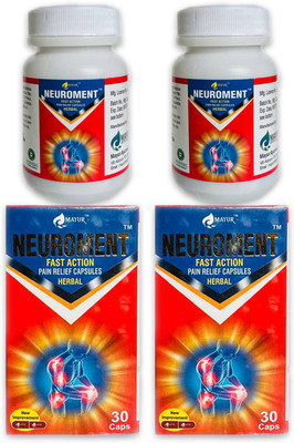 Quickbits Neuroment Pain Relief Capsule Arthritis | Joint | Muscle pack of 2 Tablets(2 x 30 Units)