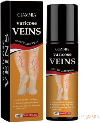 GLAMMIA Vericose Vein Relief Spray | Providing Circulation Relief Daily Liquid(50 ml)