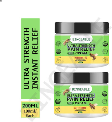 Buy TYA Bee Venum Ultra Strength Pain Cream, 100 ml – 2-Pack for Workout Recovery Cream(2 x 100 ml)