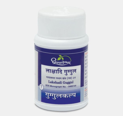 DHOOTAPAPESHWAR Lakshadi Guggul 60 Tablet Pack of 2 Tablets(2 x 60 Units)