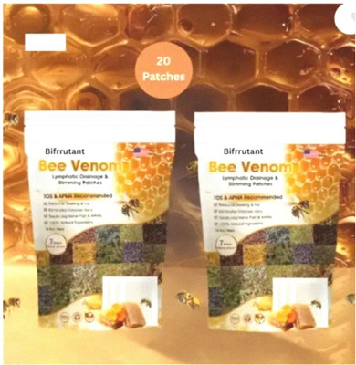 BIFRRUTANT Bee venom foot patches flush harmful toxins from the body Plaster & Patch(2 x 100 g)
