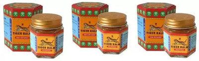 Tiger Balm RED OINTMENT BALM (19.4 GM) (PACK OF 3) Balm(3 x 19.4 g)