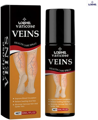 LORSHEL Varicose Spray | varicose vein spray for men, varicose vein pain treatment sp... Spray(50 ml)