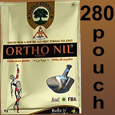 Quickbits 280 POUCHES ORIGINAL ORTHO NIL POWDER FOR JOINT AND All PAIN Powder(280 x 1 Units)