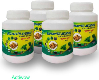 ACTIWOW Bidyapith Sugar Powder for Supporting Metabolic Balance Pack of 4 A02 Powder(4 x 100 g)