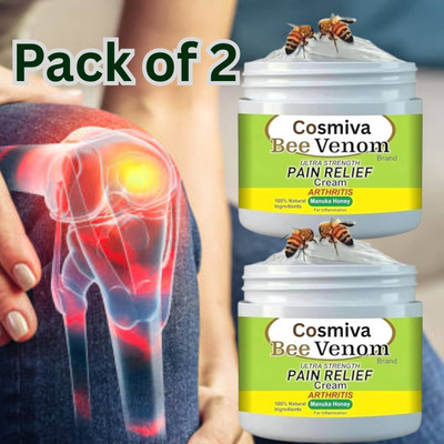 COSMIVA BeeVenom Joint Pain Relief Cream for bee venom pain cream / Pack of 2 / Cream(2 x 50 g)