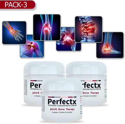 VITRACOS Perfectx Quick-Action Healing Balm for Arthritis & Bone Pain Men & Women Cream(3 x 50 g)
