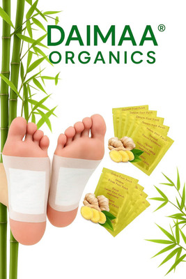 Daimaa Organics foot patch, detox foot patch, toxin remover and health foot patches Plaster & Patch(10 x 1 Patches)