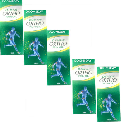 DOOMSDAY d -fresh ortho pain oil 50 ml per pcs. pack of 5 Liquid(5 x 50 g)
