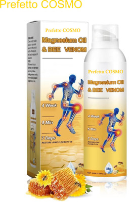 Prefetto COSMO Revive Mobility: Magnesium Oil Bee Venom Joint Spray Liquid(100 ml)