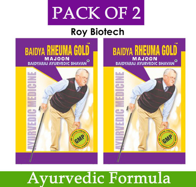 Roy Biotech Rheuma Gold Majoon For Knee Pain, Joint Pain , Arthritis Liquid(2 x 100 g)