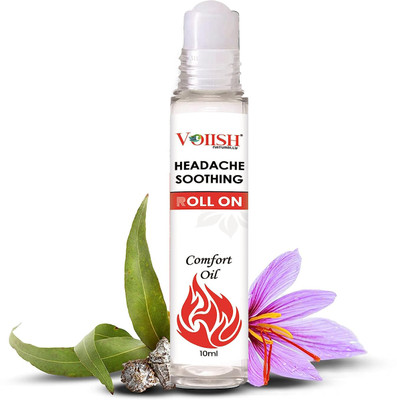 VOIISH Roll On General Head Aches Oil Relaxing Pain Relief Sinusitis Easy To Use Balm(10 ml)