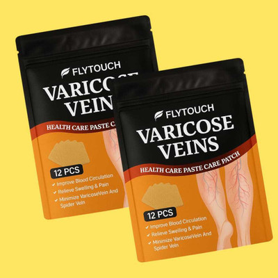 FlyTouch Natural Therapy Patch for Varicose Vein Reduction and Vein Health Boost Plaster & Patch(24 x 1 Patches)