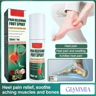 GLAMMIA Pain Relieving Foot Spray | Deeply Hydrating Cracked Heels Spray(100 ml)