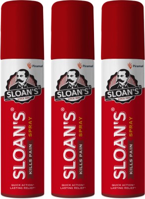 Sloan's Spray Quick Long Last Relief- 55gm |Pack of 3 Spray(3 x 55 g)