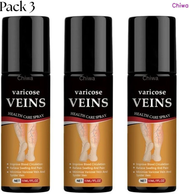 CHIWA Varicose Veins Spray OG Secure Natural Therapy Spray For Pain-Free Confidence Liquid(3 x 100 ml)