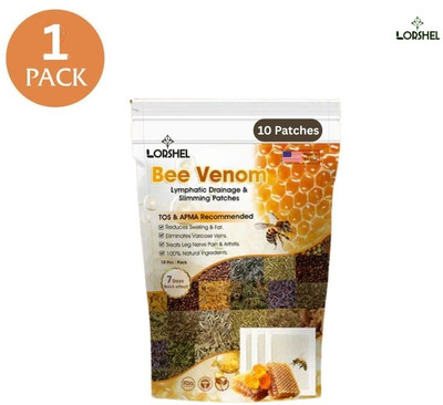 LORSHEL Bee Venom Foot Patches Lymphatic Support and Relaxation Plaster & Patch(100 g)