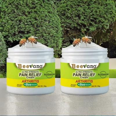 Bee Venom Natural Relief for Painful Muscles & Joints Pack of 2 Cream(2 x 50 g)