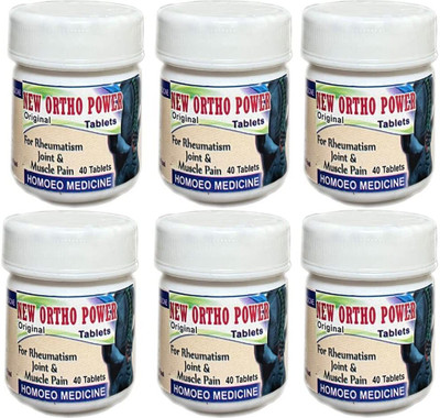 JRA Cure Ayurvedic new Ortho Power Tablet (6) Tablets(6 x 40 Units)