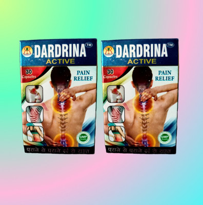 RAFISA AYURVEDA Dardrina Active Pain Relief Capsule 30 Capsule Pack of 2 Capsules(2 x 30 Units)